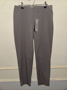 D. Exterior NWT Pants Silver Gray  Size 44 Cotton Made In Italy